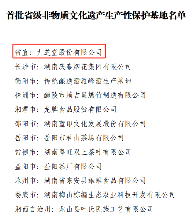 全省首批!平博pinnacle官网入选湖南省省级非物质文化遗产生产性保护基地名单